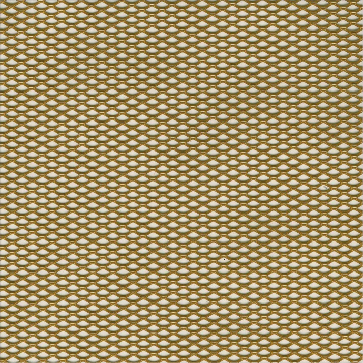 alfer Streckmetall Aluminium 120 x 1000 x 1,6 mm, messingfarben eloxiert – Ansicht