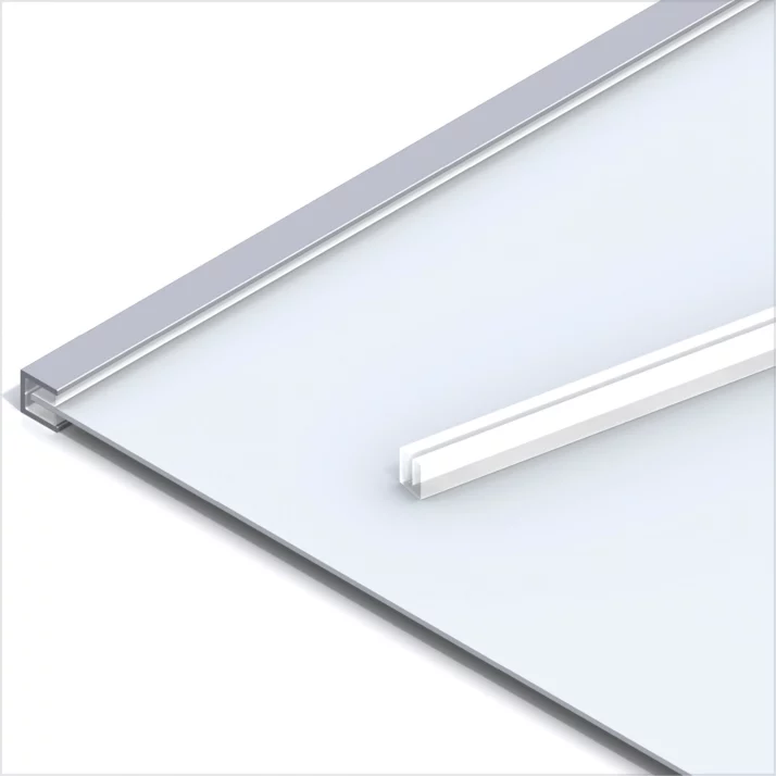 alfer Dichtprofil transparent 5 x 6 x 1,8 mm, 2,5 m – Ansicht