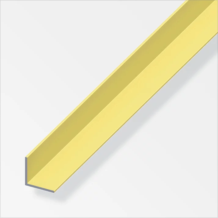 alfer Winkelprofil gleichschenklig Aluminium 10 x 10 x 1 mm, silber eloxiert – Ansicht
