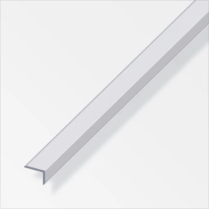 alfer Kantenschutzprofil Aluminium 19 x 8 x 1,6 mm, silber eloxiert, 1 m – Ansicht