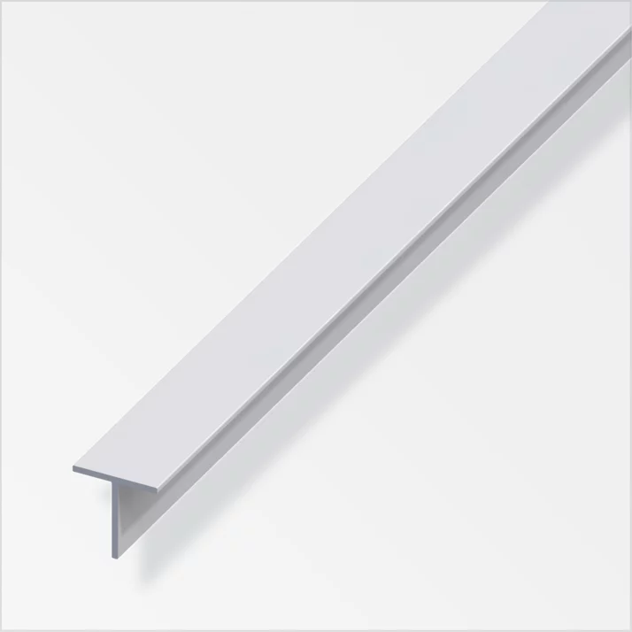 alfer T-Profil Aluminium 15 x 15 x 1,5 mm, silber eloxiert, 1 m – Ansicht