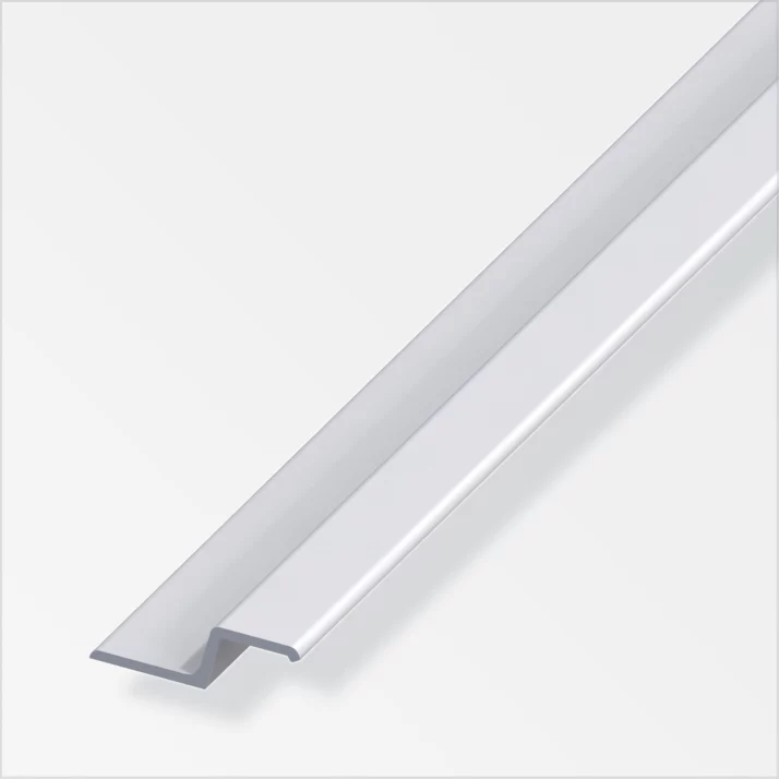 alfer Griffprofil Aluminium 40 x 13 x 18 mm, silber eloxiert, 1 m – Ansicht