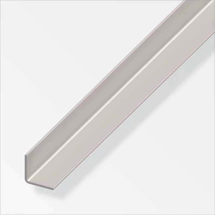 alfer Winkelprofil gleichschenklig Stahl 25 x 25 x 1,25 mm, blank, 1 m – Ansicht