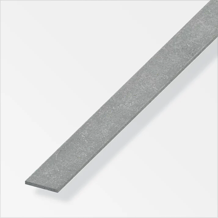 alfer Flachstange Stahl 10 x 2 mm, blank, 1 m – Ansicht