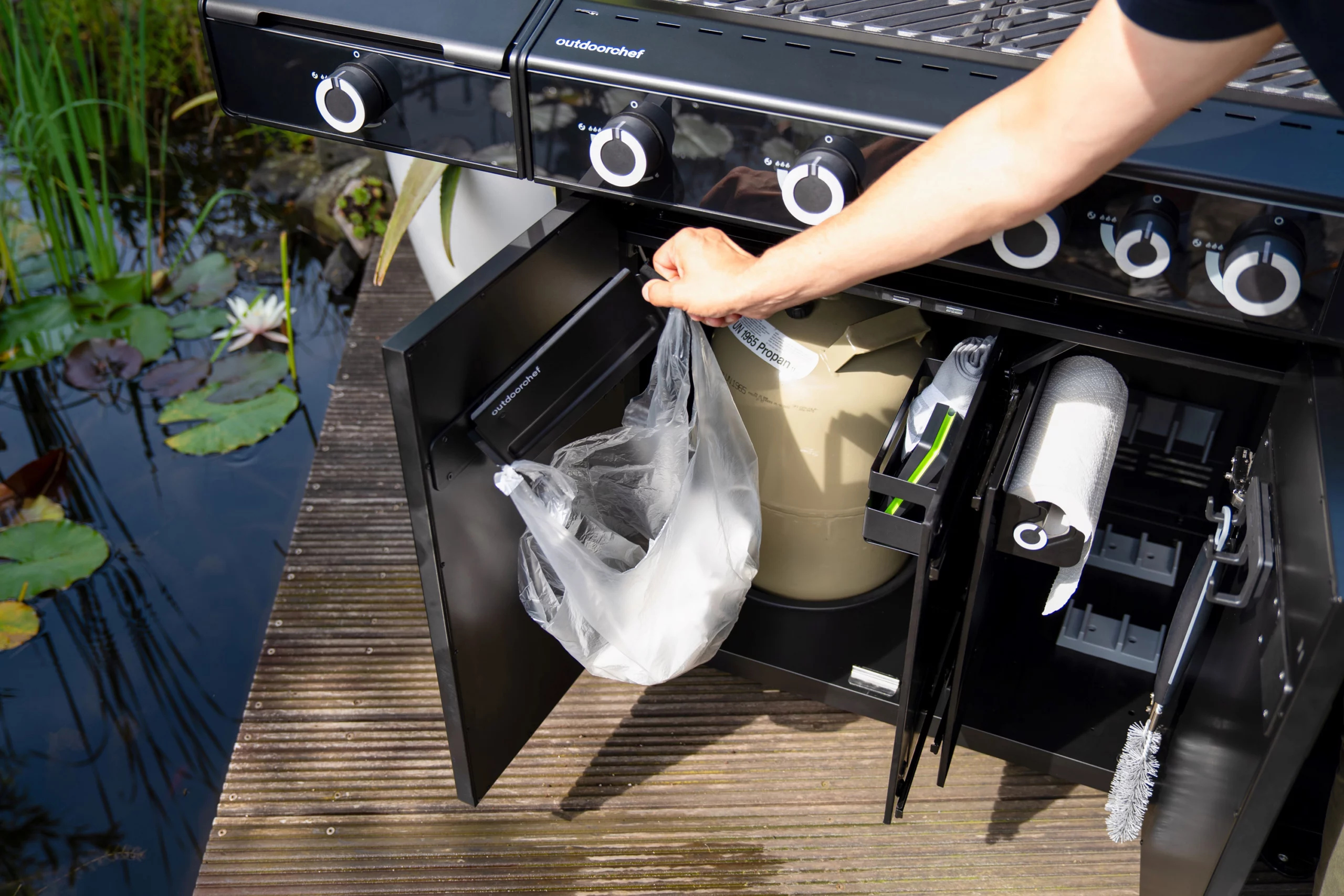 OUTDOORCHEF Organizer 4er-Set für HEAT Grillstationen und Module