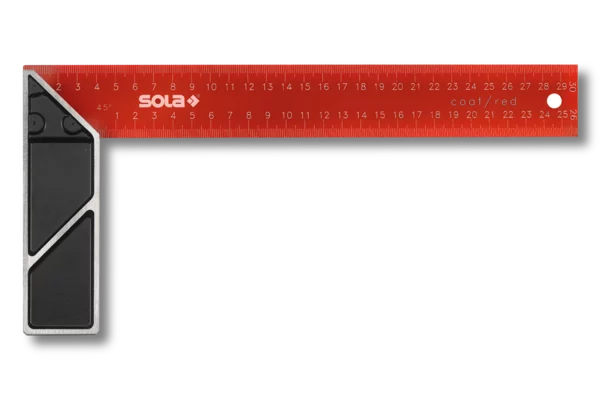 SOLA Schreinerwinkel SRC 300 mm rot – Draufsicht
