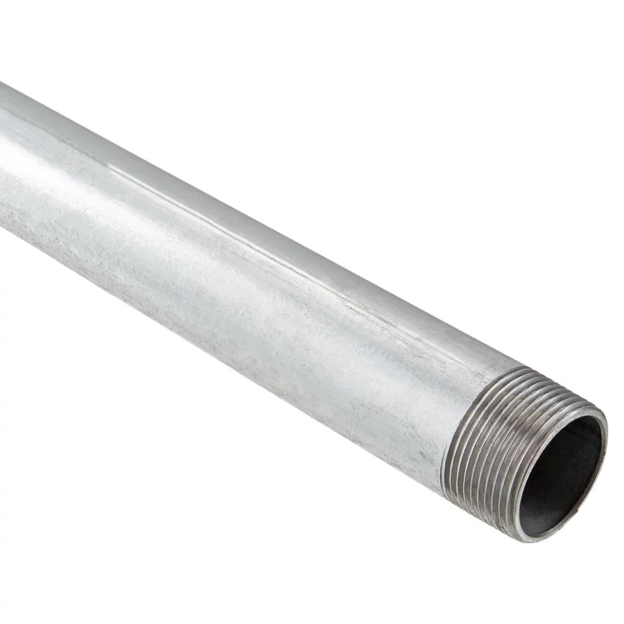 Kirchhoff Rohrdoppelnippel (Nr. 23), Stahl verzinkt, 5/4" x 400 mm – Ansicht