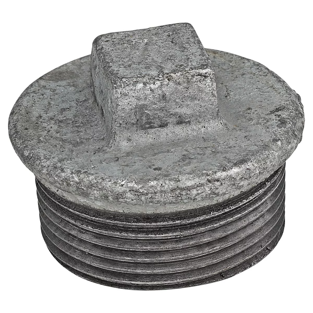 Kirchhoff Stopfen (Nr. 290), Temperguss verzinkt, 1/2" AG – Ansicht