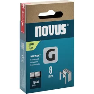 NOVUS Flachdrahtklammern G Typ 11/10 mm, Profipack