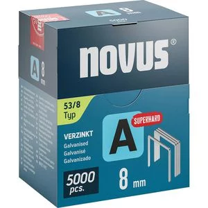 NOVUS Feindrahtklammern A Typ 53/10 mm Edelstahl