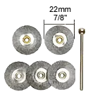 PROXXON Stahldrahtbürsten 22 mm, 5 Stück – Ansicht