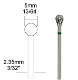 PROXXON Hartmetall-Kugelfräser 5 mm – Ansicht