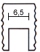 PROXXON Nutfräser 6,5 mm – Profil