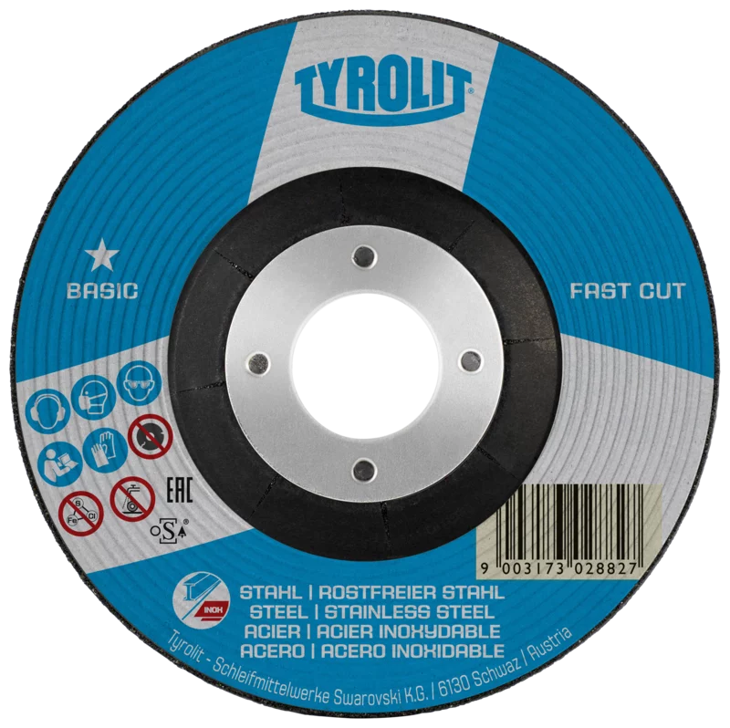 TYROLIT BASIC FASTCUT Schruppscheibe 230 x 6 mm – Ansicht
