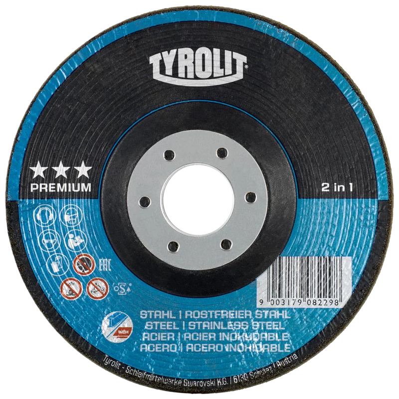 TYROLIT PREMIUM 2in1 RONDELLER 125 mm K36 – Ansicht