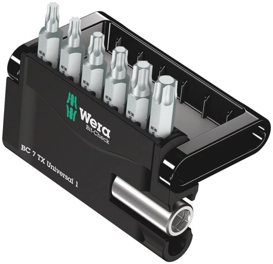 Wera Bit-Check 7 TX Universal 1 TORX-Bit-Set, 7-teilig – Ansicht