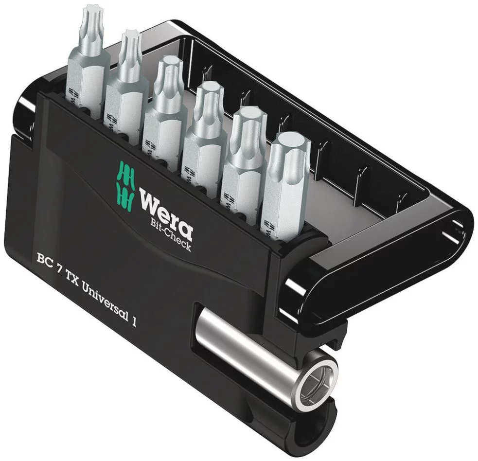 Wera Bit-Check 7 TX Universal 1 TORX-Bit-Set, 7-teilig – Ansicht