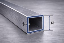 Edelstahl Vierkanrohr Abmessungen