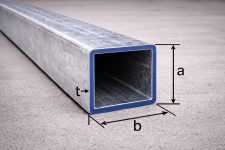 Formrohr verzinkt Abmessungen